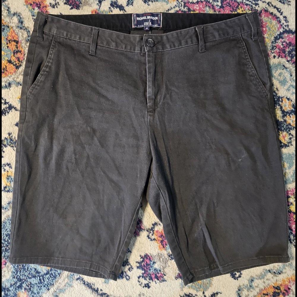 Michael Brandon Size 38 Black Short SEE PHOTOS